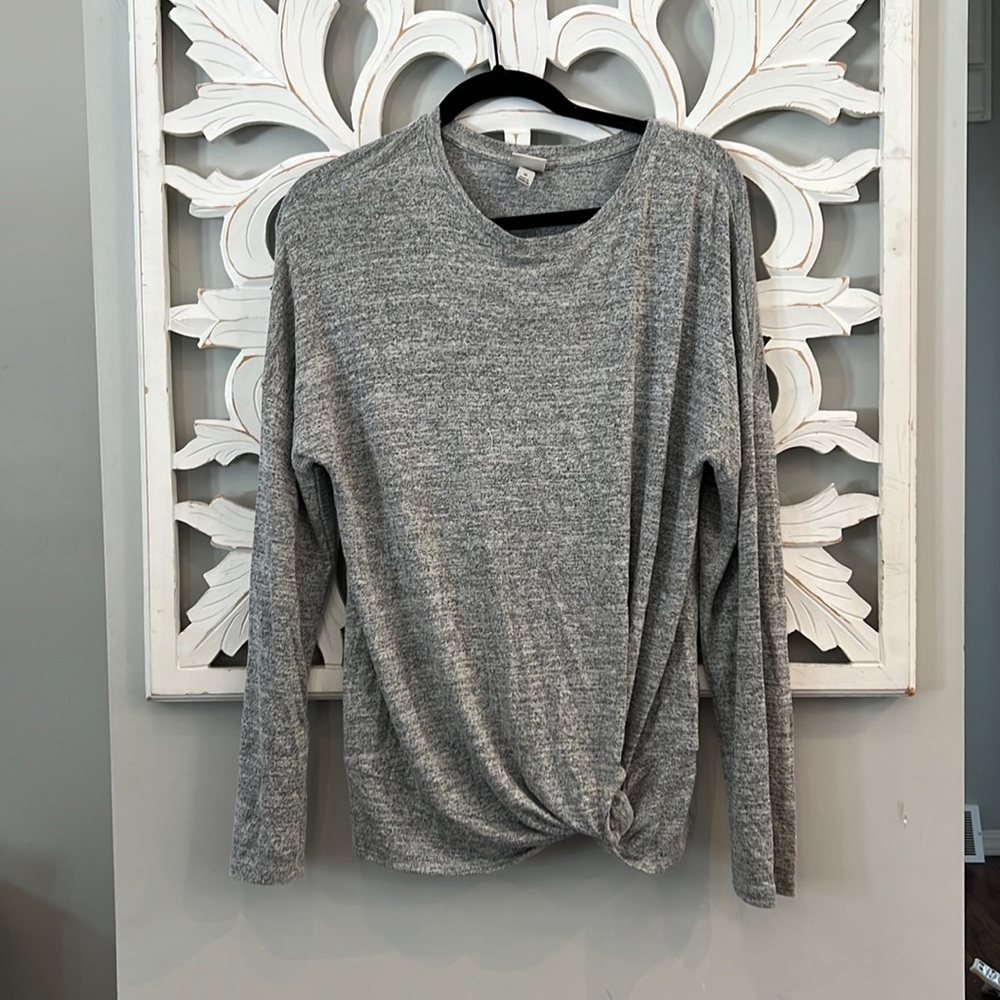 Long Sleeve Grey Tee